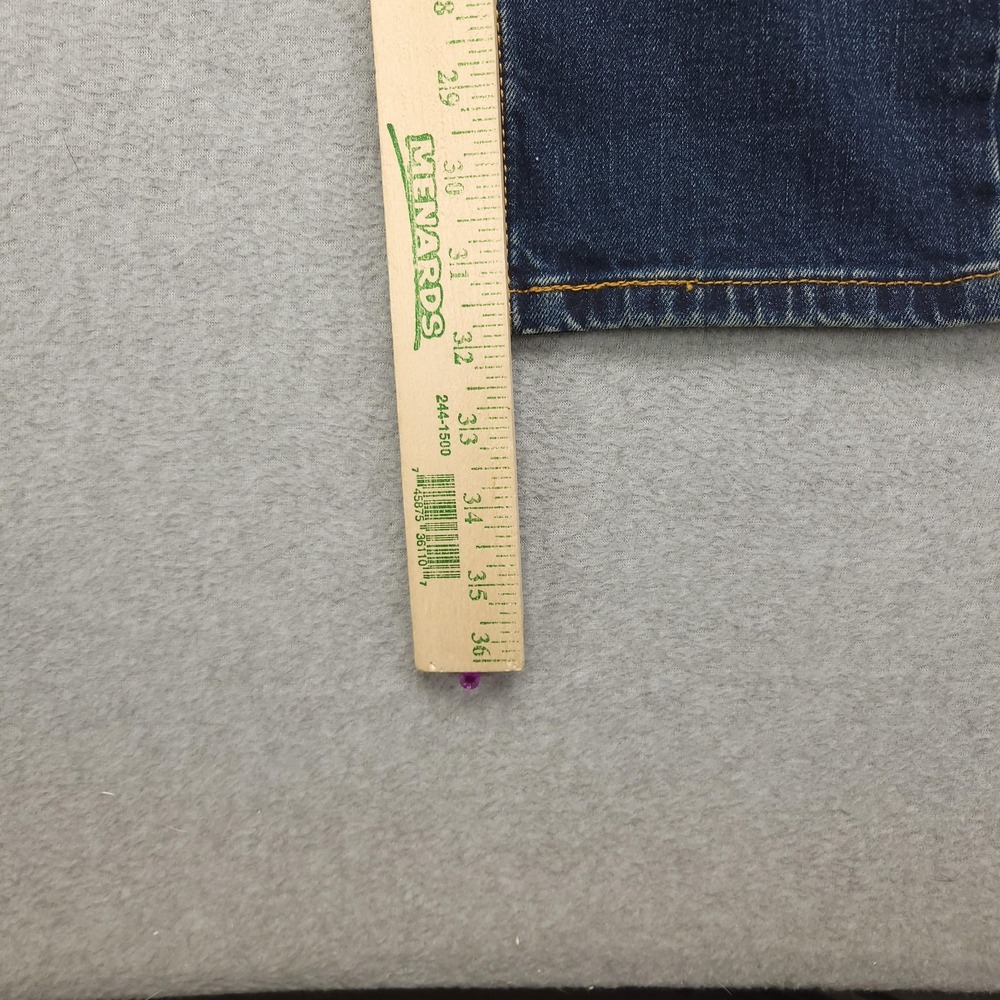 Levis 505‎ Regular Jeans Mens 30x32 Blue Stretch Denim Straight Leg Pants NEW - Picture 10 of 10